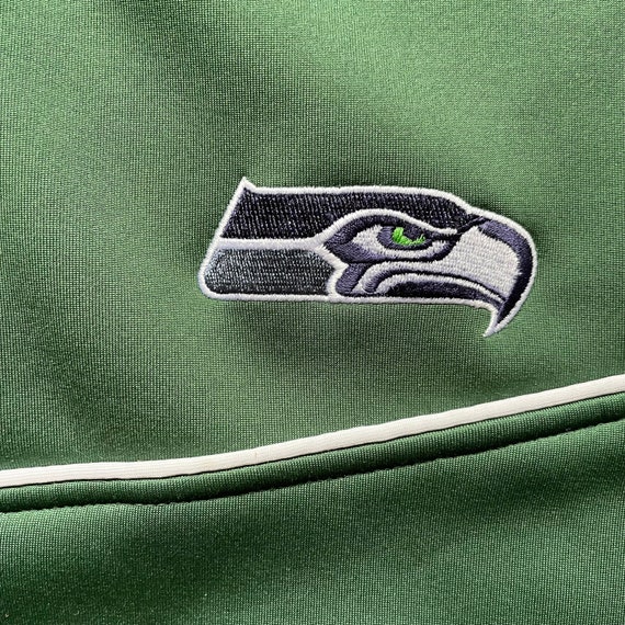 1990’s Seattle Seahawks Reebok Track Jacket in Ra… - image 4