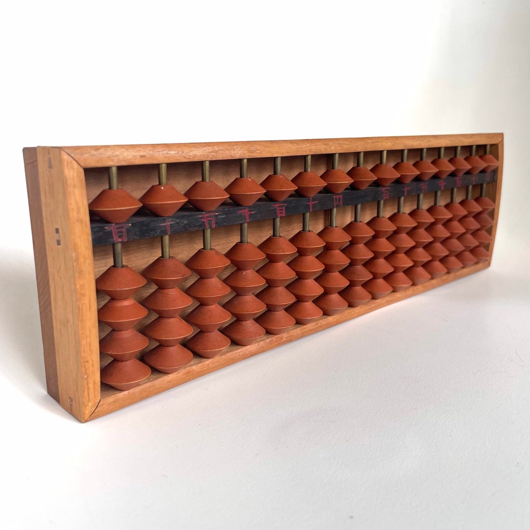 Beautiful Vintage Wood Japanese Soroban Abacus Japanese Etsy