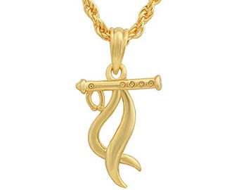 Buy Gold Krishna Pendant Online In 