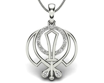 Khanda Pendant - Etsy