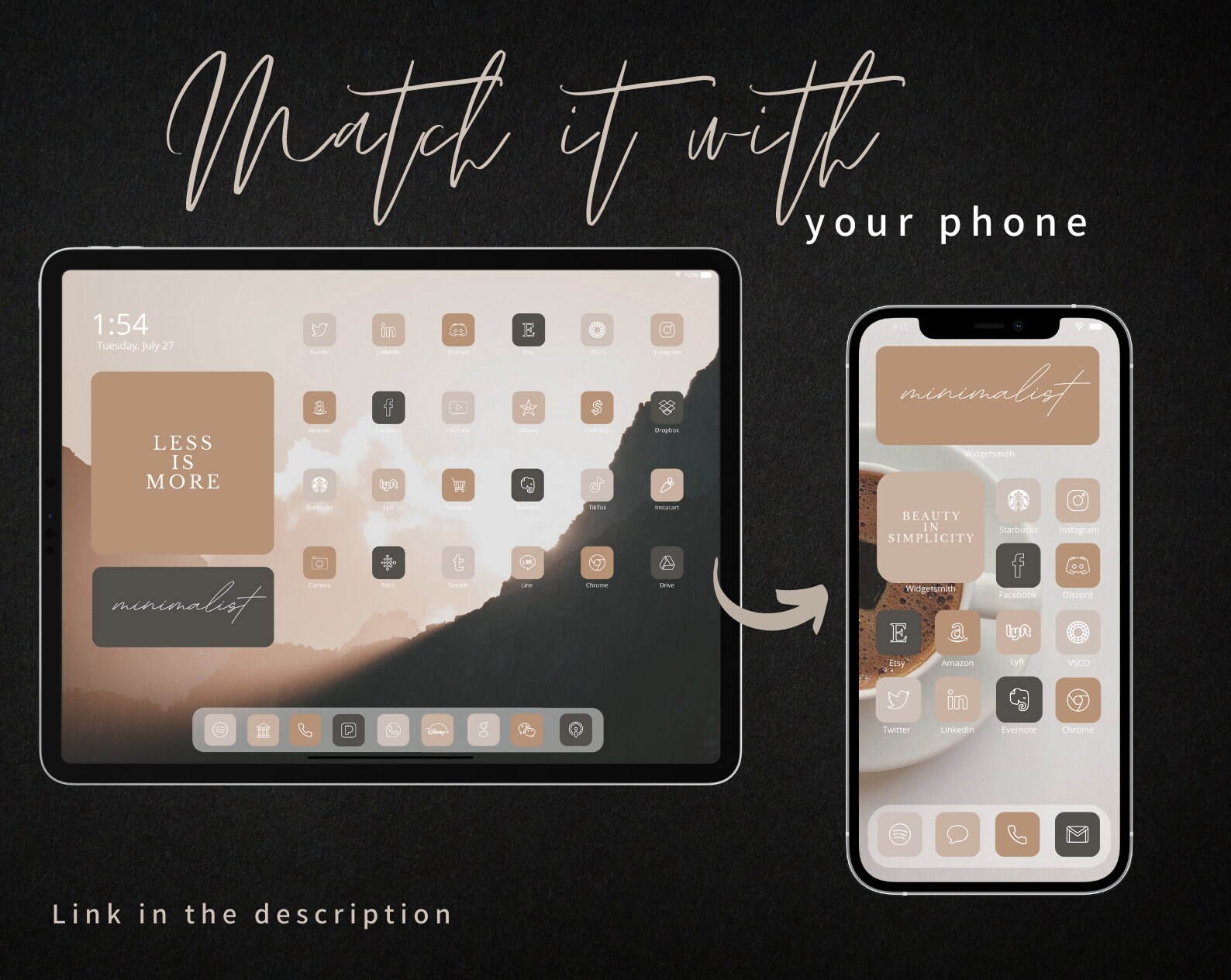 IPad iOS 15 Minimalist Aesthetic App Icons Pack Etsy