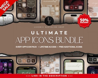 Blue Ocean Aesthetic App Icons for Ios, iPhone 17, Android Sea