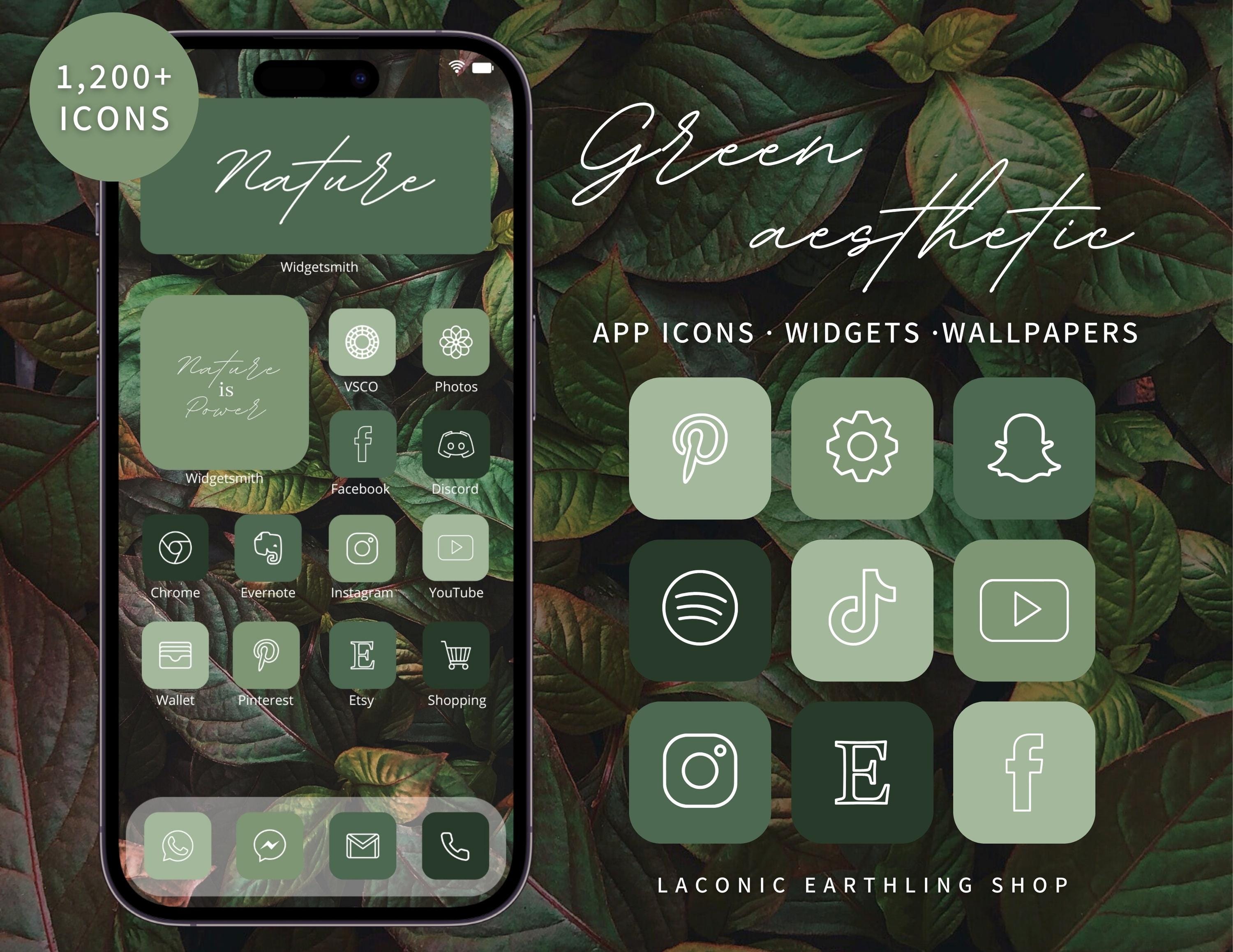iPhone Homescreen - Etsy, image size:3000x2317