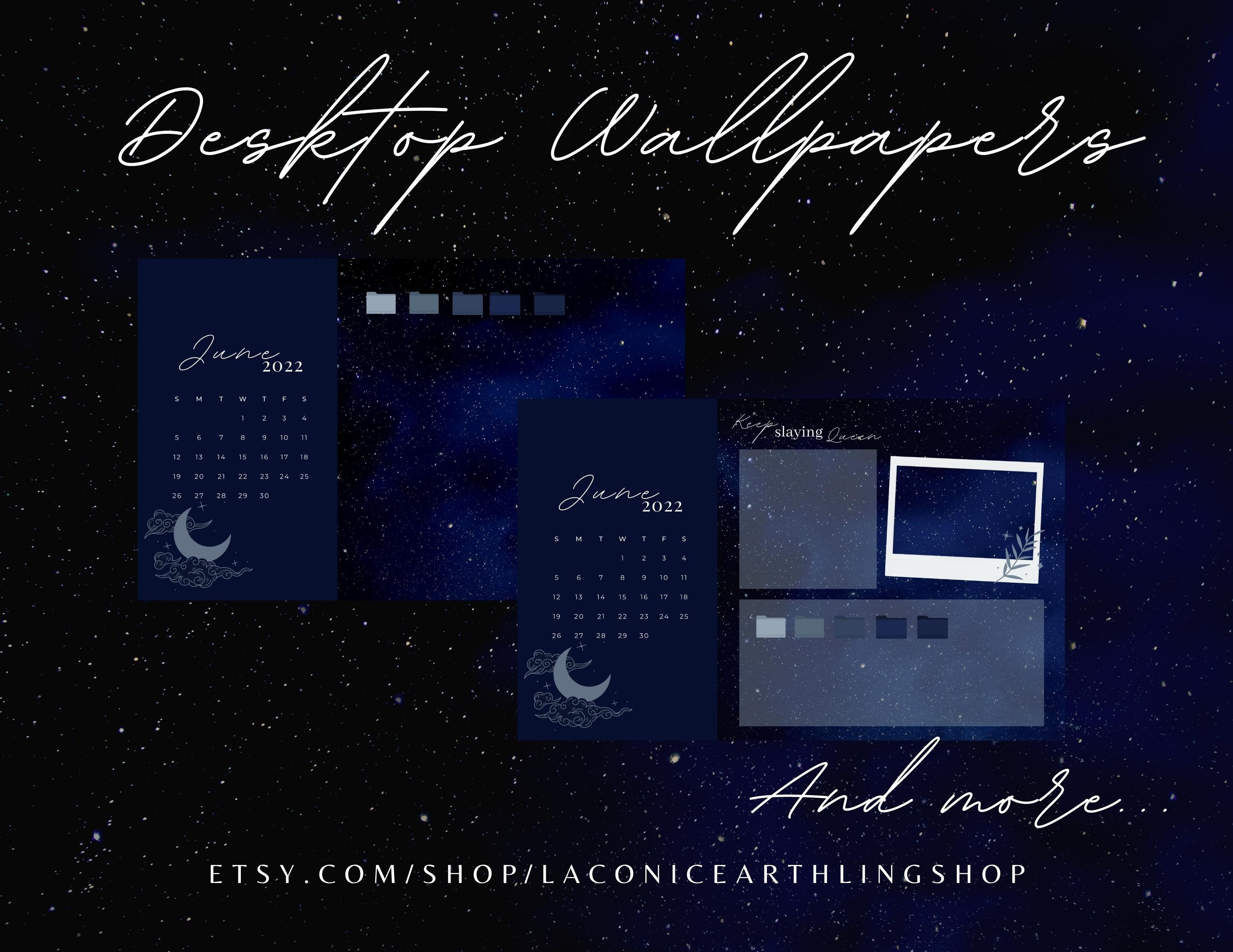 Night Sky Aesthetic 2022-2023 Desktop Folder Icons Macbook - Etsy