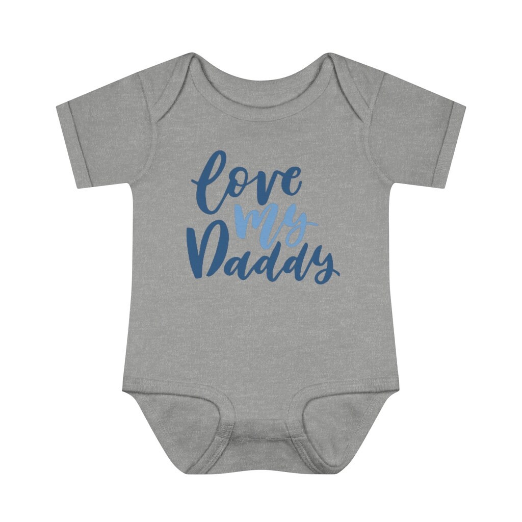 Love My Daddy Onesie Father's Day Onesie Baby Onesie Etsy