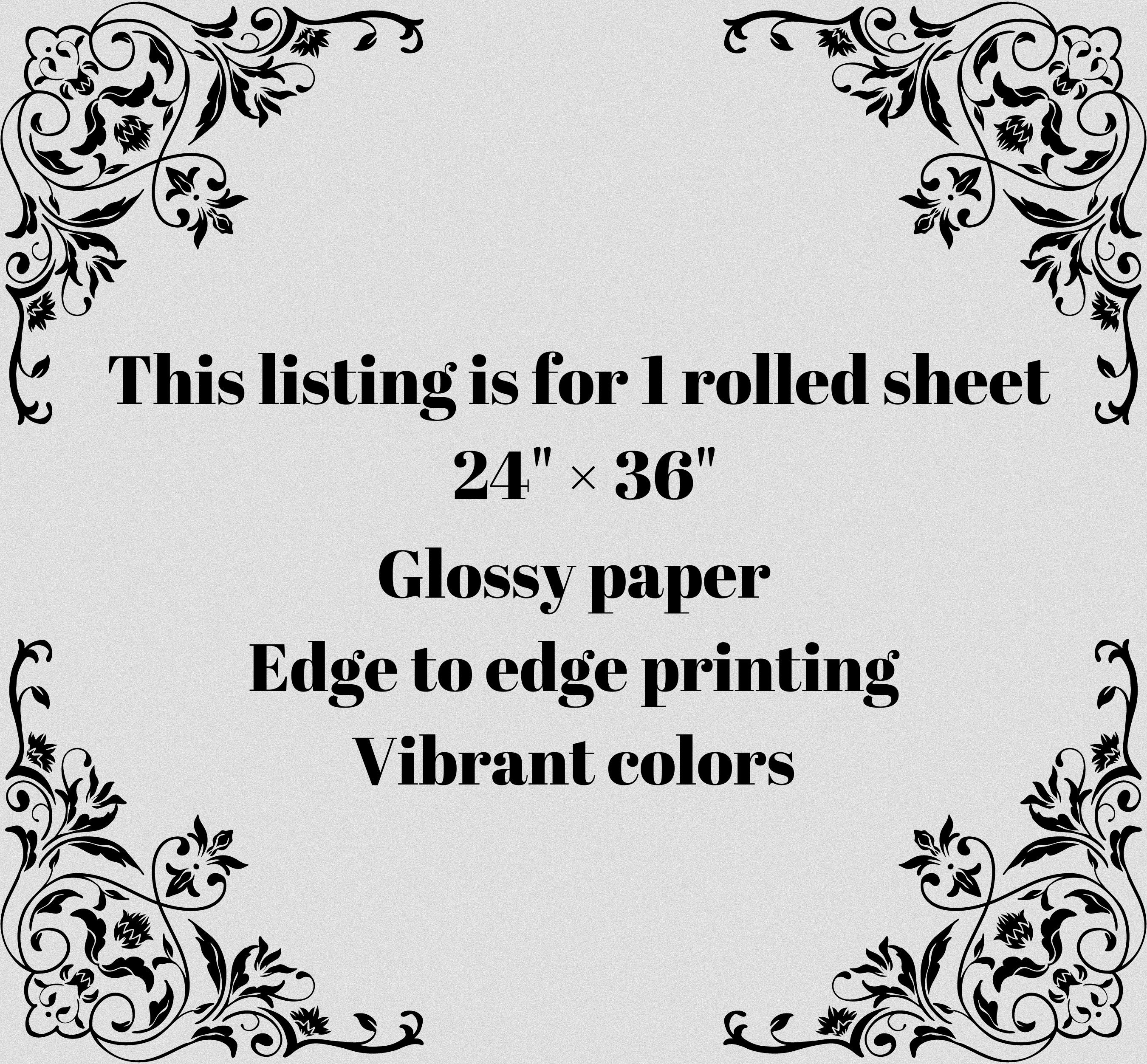 Retro Christmas Wrapping Paper, Santa Wrapping Paper, Wrapping Paper