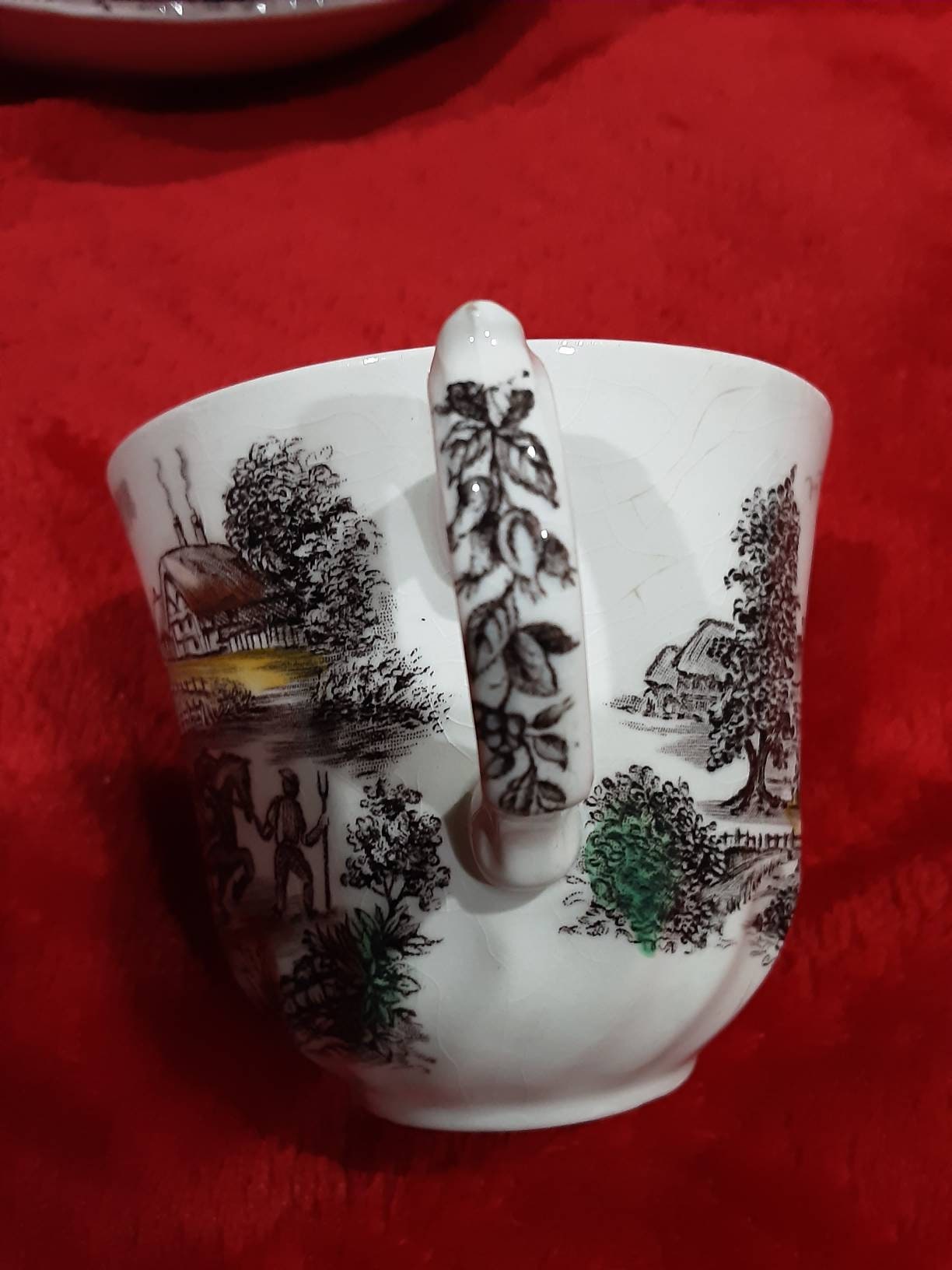 Yorkshire Ironstone Ceramic Dinnerware Set, 51 Piece Set Etsy