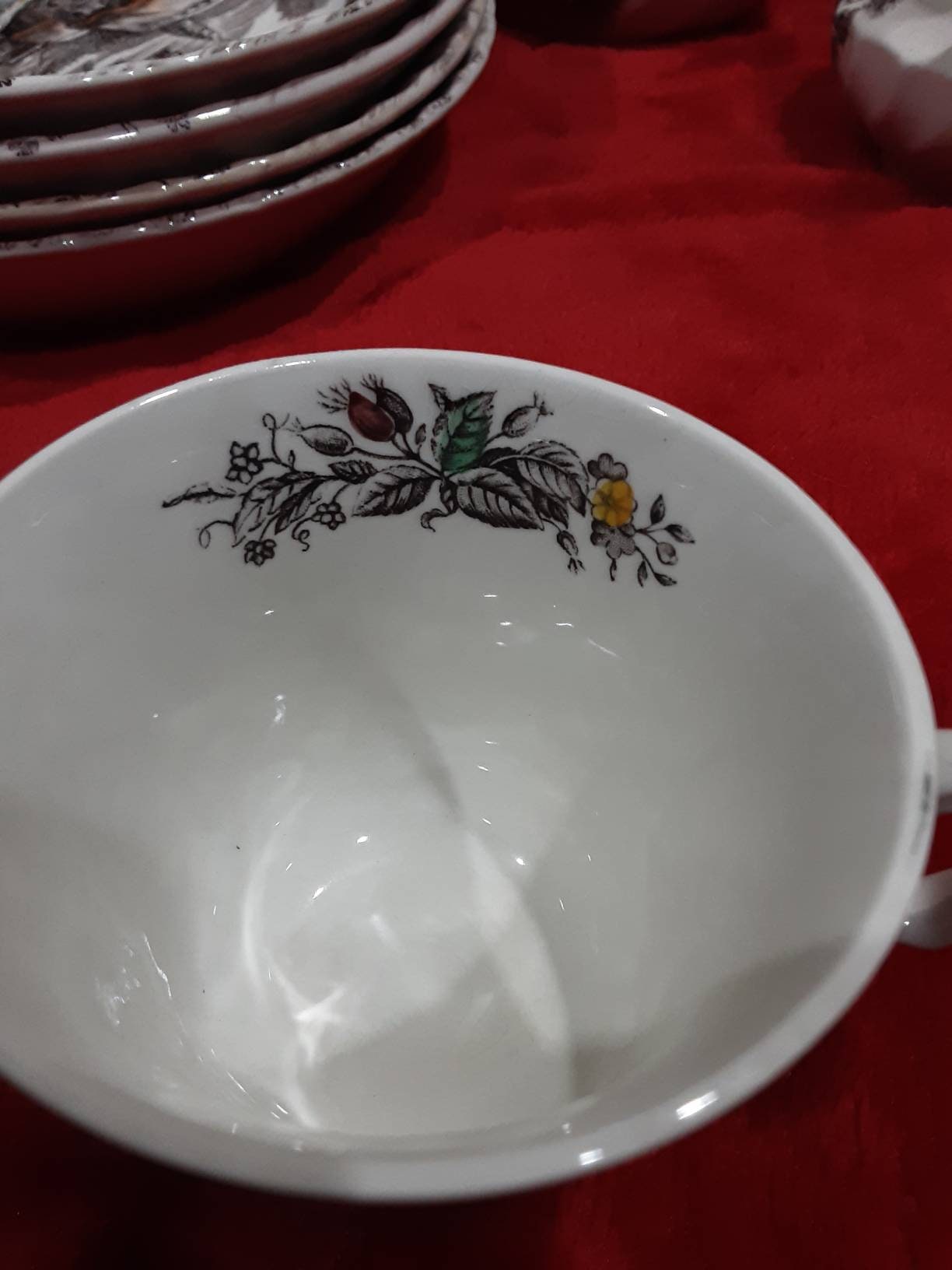 Yorkshire Ironstone Ceramic Dinnerware Set, 51 Piece Set Etsy