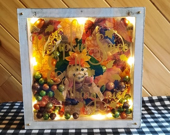 Fall Shadow Box Cricut - Etsy