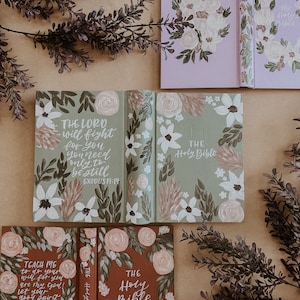 Hand Painted Journaling Bible