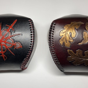 Custom Carved Wax Hardened Singlestick Guards for HEMA
