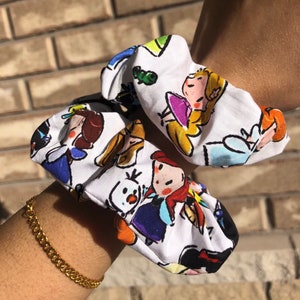 Princess Theme Hair Scrunchies- Anniversary Gift, Gift for her, Gifts for Daughters, Gift for Mothers, Birthdays, Hair Accessories