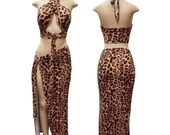 Women ultra-risqué leaped print swim wear
