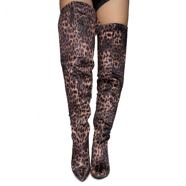 cheetah combat boots