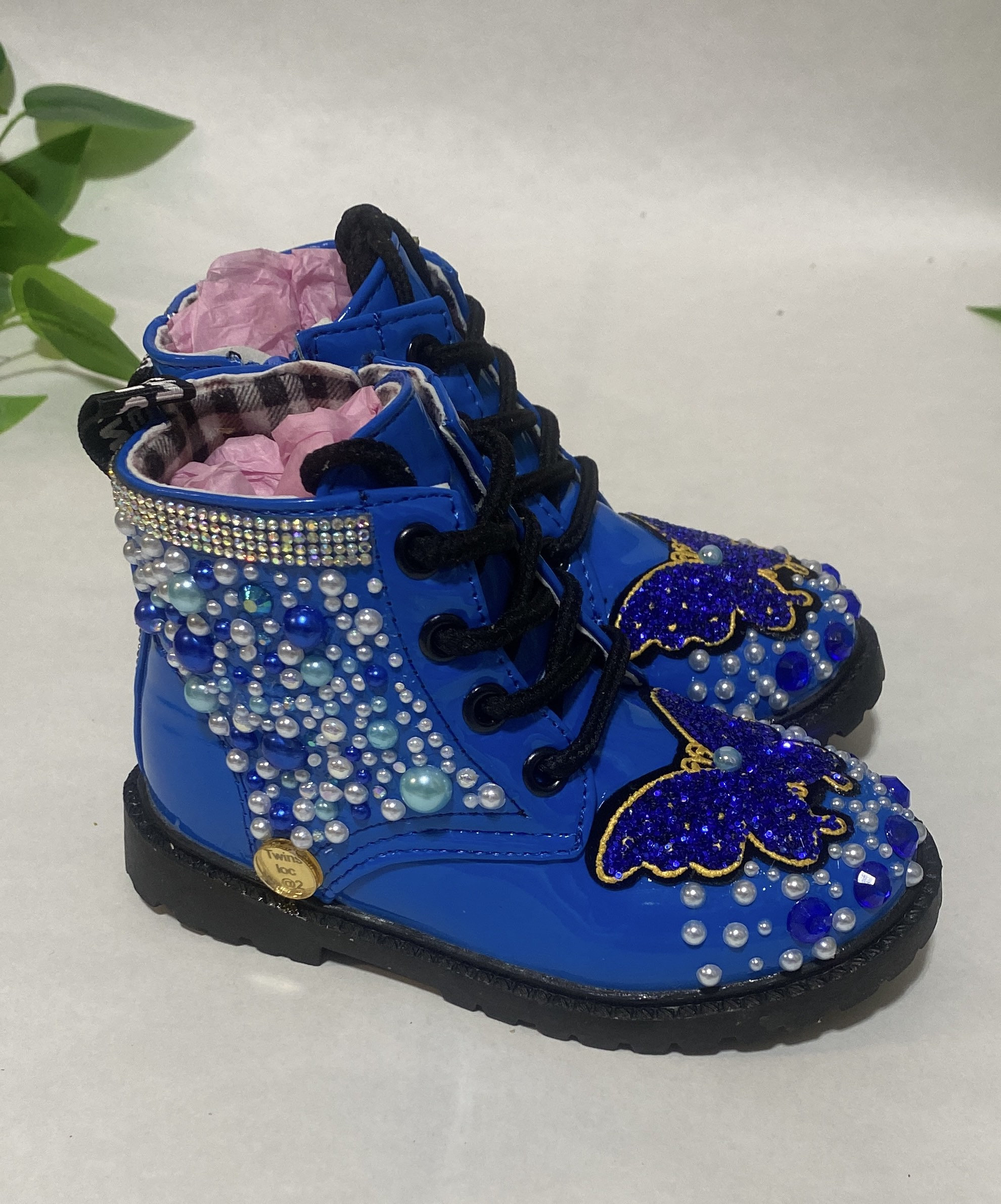 JDEFEG Glitter Every Step Boots Toddler Kids Baby Boys Girls Shoes