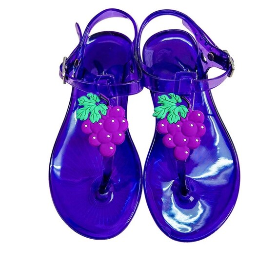 jelly fruit sandals