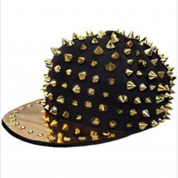 Gothic spiked cap hat