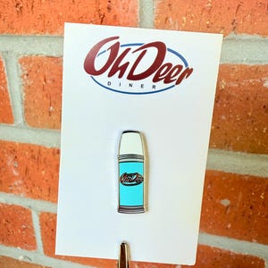 Alan Wake Inspired Thermos Enamel Pin Badge