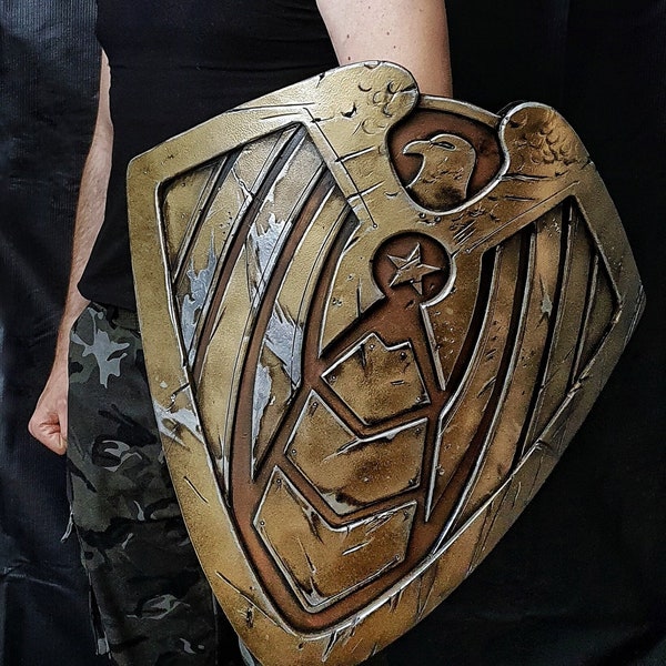 Soldier Boy shield cosplay costume. Handmade, Eva Foam, Decor.