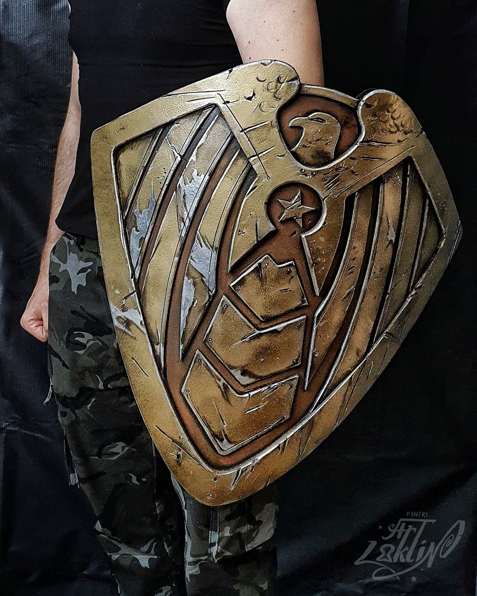 Soldier Boy shield cosplay costume. Handmade, Eva Foam, Decor.