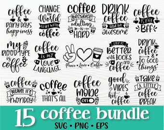 Download Coffee Svg Bundle Etsy