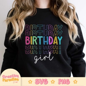 Birthday Girl Svg, Birthday Girl Shirt Svg, Toddler Birthday Shirt Svg, Girls Birthday Shirt, Kids Birthday Party Shirt, Birthday Girl Png