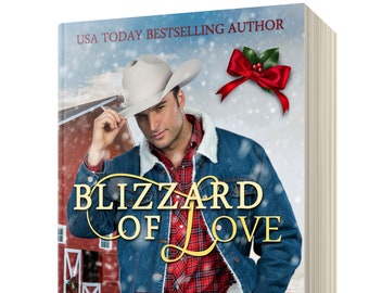 Blizzard of Love by Erin Wright [Cowboys of Long Valley Romance – Book 2] [Sweet Contemporary Cowboy Christmas Holiday Western Romance]