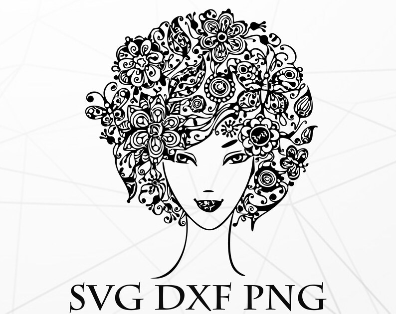 Free Free 125 Butterfly Hair Svg SVG PNG EPS DXF File