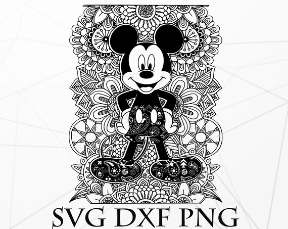 Download Zenangle Mickey Mandala Svg Png Dxf Mandala Svg Png Dxf Etsy