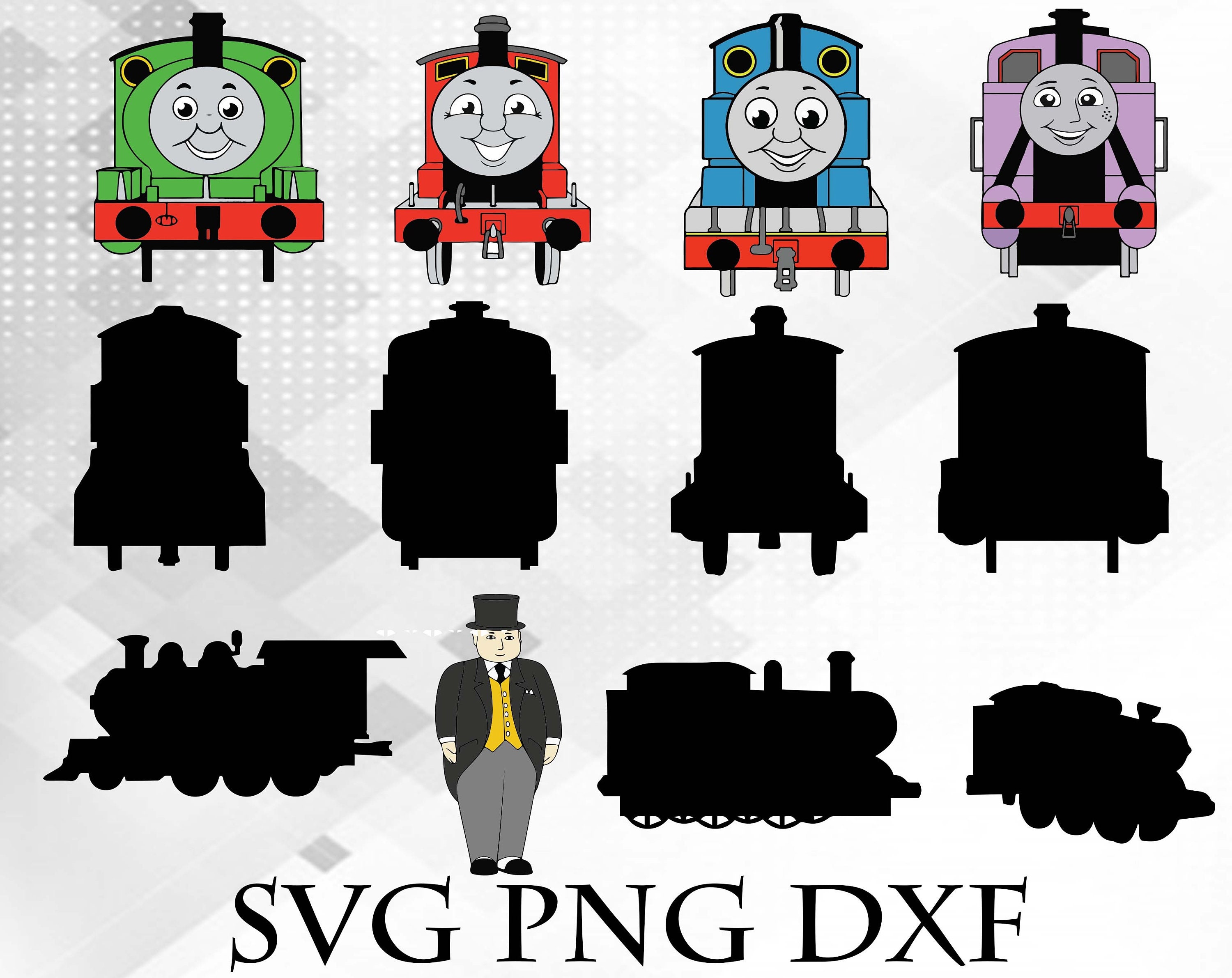 Download Thomas And Friends Svg Png Dxf Clipart Thomas Svg Png Etsy