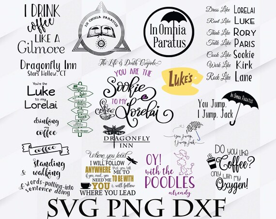 Download Gilmore Girls Svg Png Dxfgilmore Girls Svg Files For Cricut Etsy