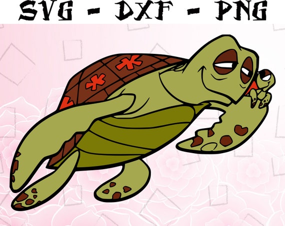 Download Finding Nemo: Crush and Baby Turtle svg png dxf Finding | Etsy