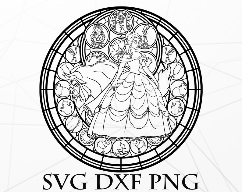 Belle mandala svg png dxf Mandala svg png dxf Mandala | Etsy