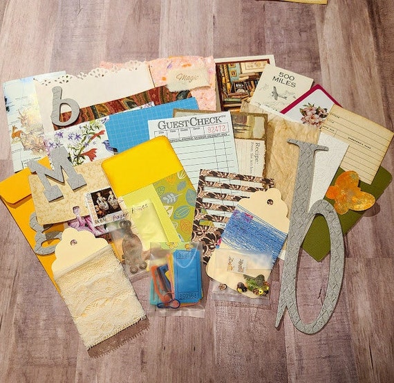 Paper, Party & Kids Authentic Vintage Book Pages Junk Journal Ephemera ...