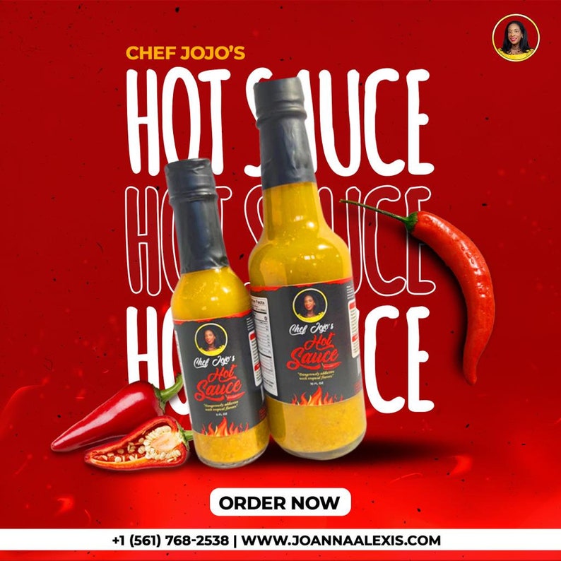 Chef Jojos Hot Sauce FIRE SAUCE 5 Oz Etsy