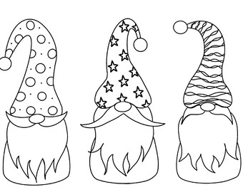 Gnome Coloring Page Simple / 1 002 Best Gnome Outline Images Stock Photos Vectors Adobe Stock / For boys and girls kids and adults teenagers and toddlers preschoolers and older kids at school.