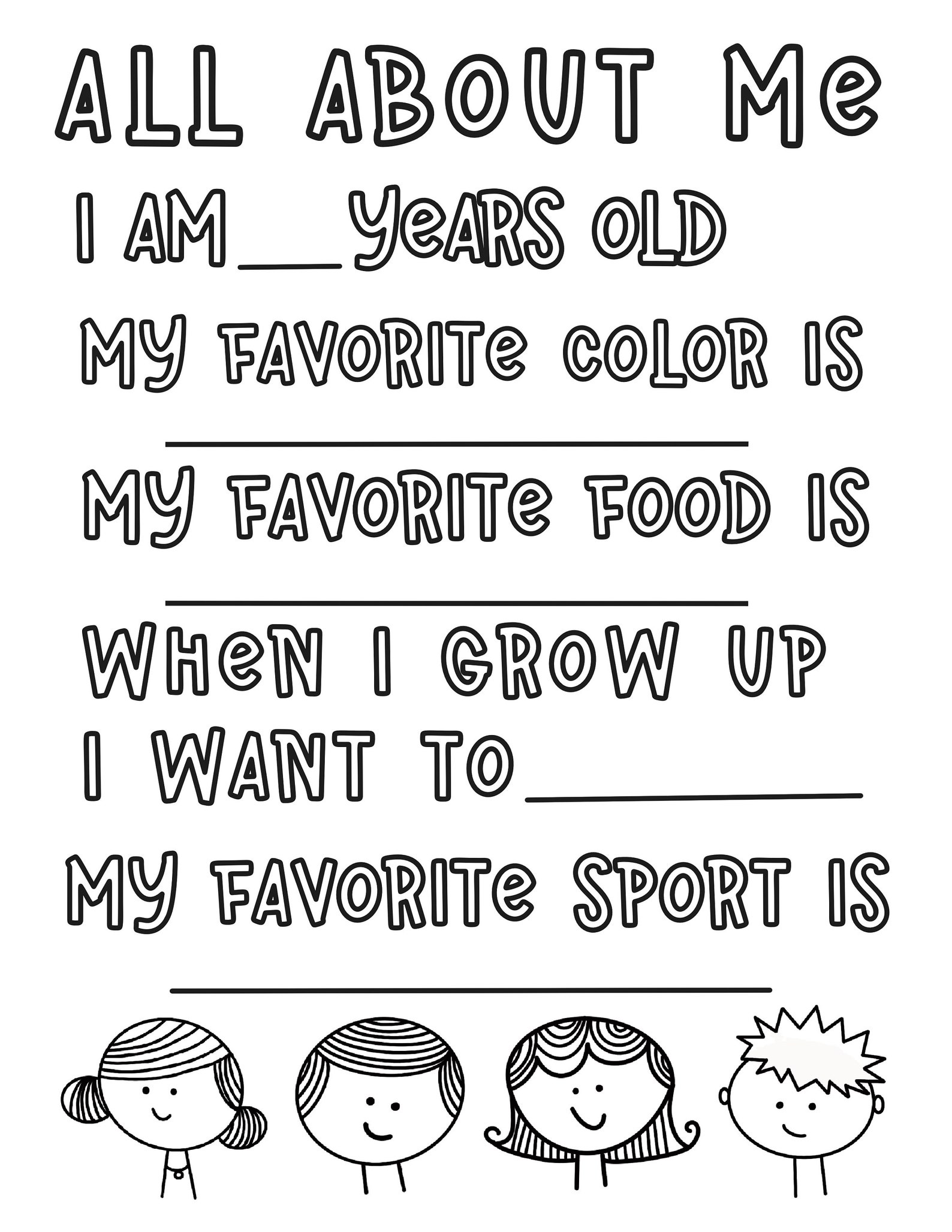 All About Me Coloring Pages Download Downloadable Printable all-about-me-coloring-pages-download-downloadable-printable