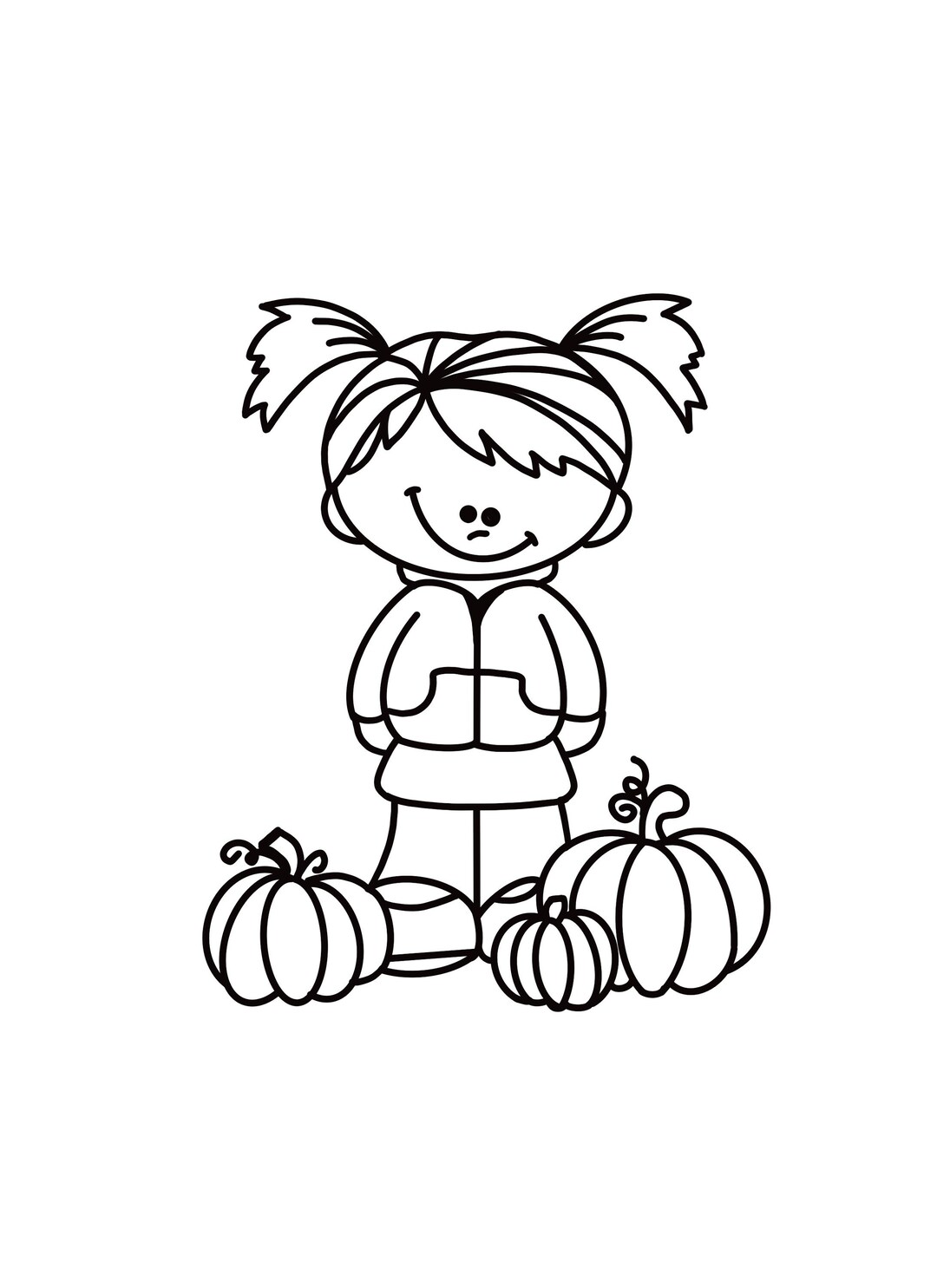Coloring for Kids,kids Pumpkin Coloring Page,fall Coloring Page,kids ...