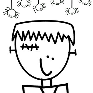Frankenstein coloring page download, Halloween,kids crafts, Halloween coloring pages, kids activities, toddler coloring pages,kids Halloween