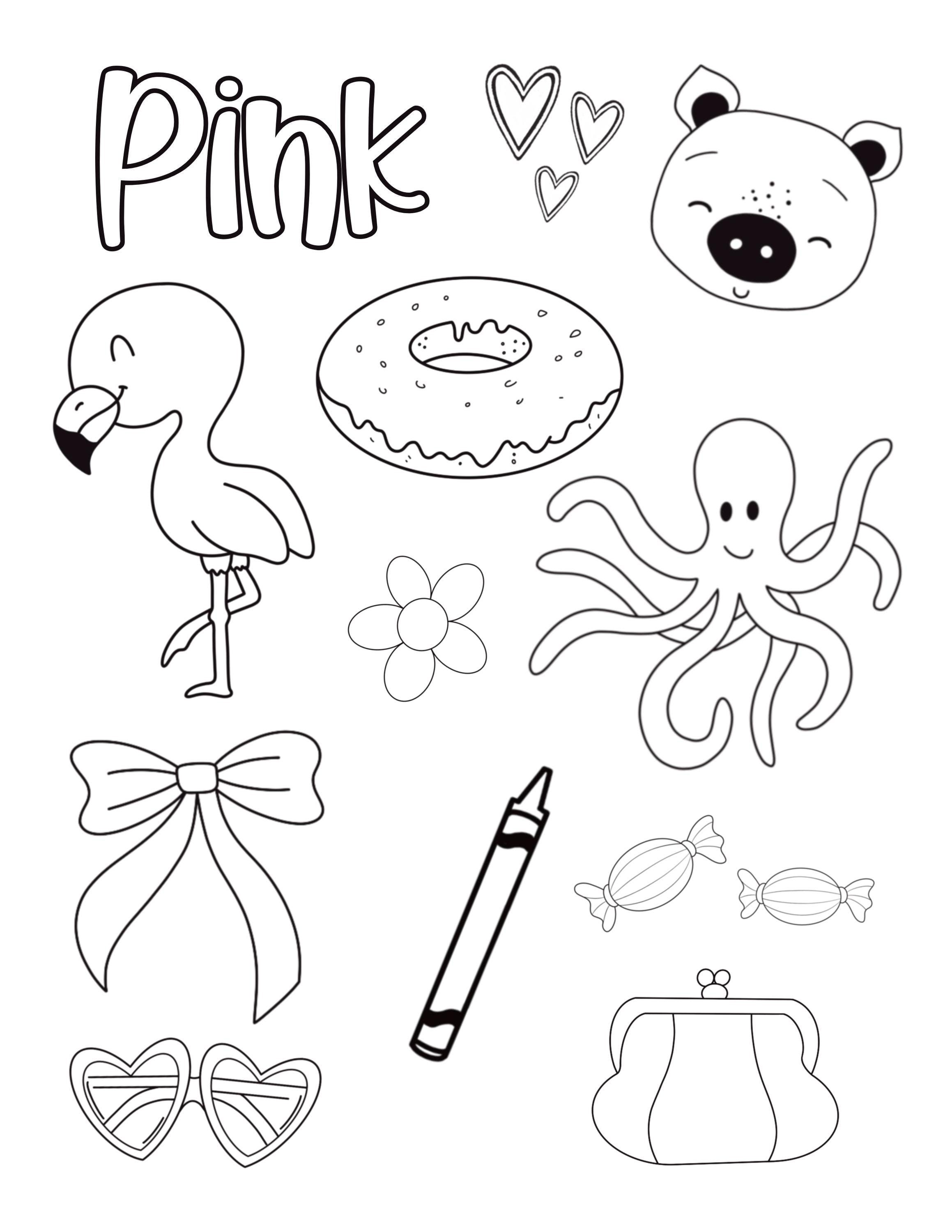 Pink Printable Coloring Pages Roses Coloring Pages Makenstitch