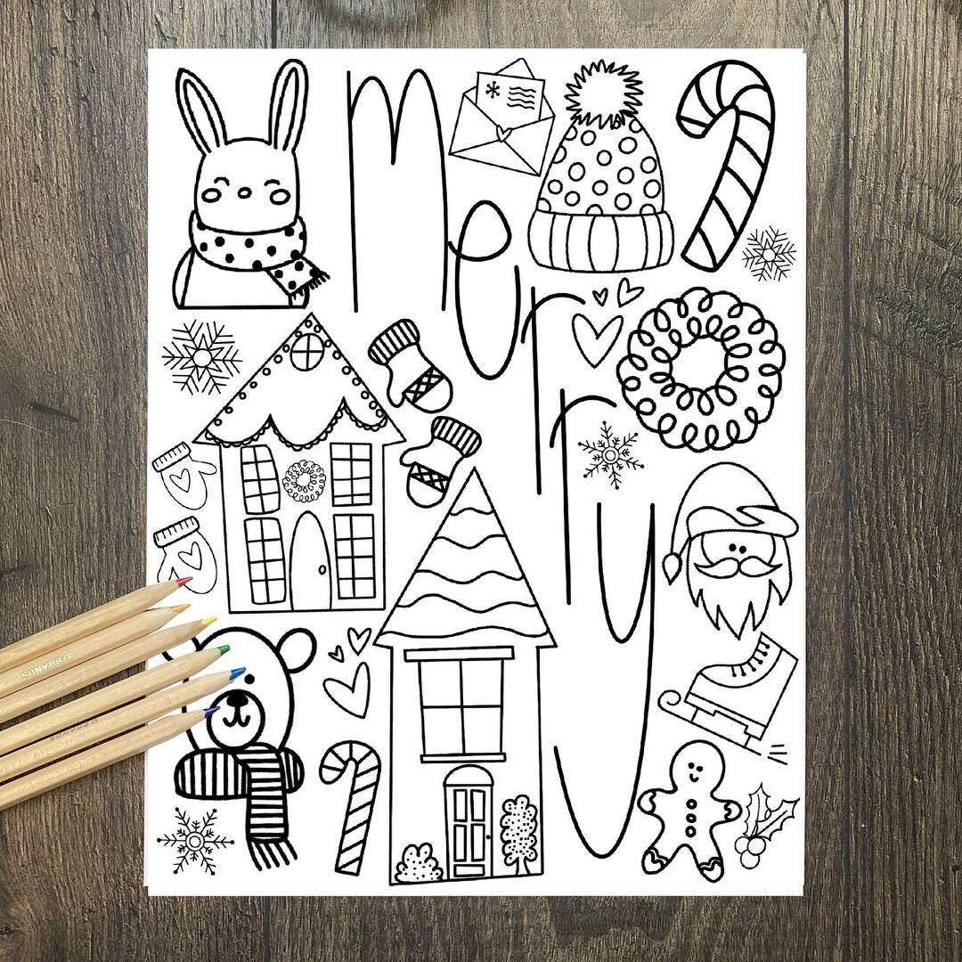 Gingerbread House Coloring Page, Gingerbread House, Kids Christmas