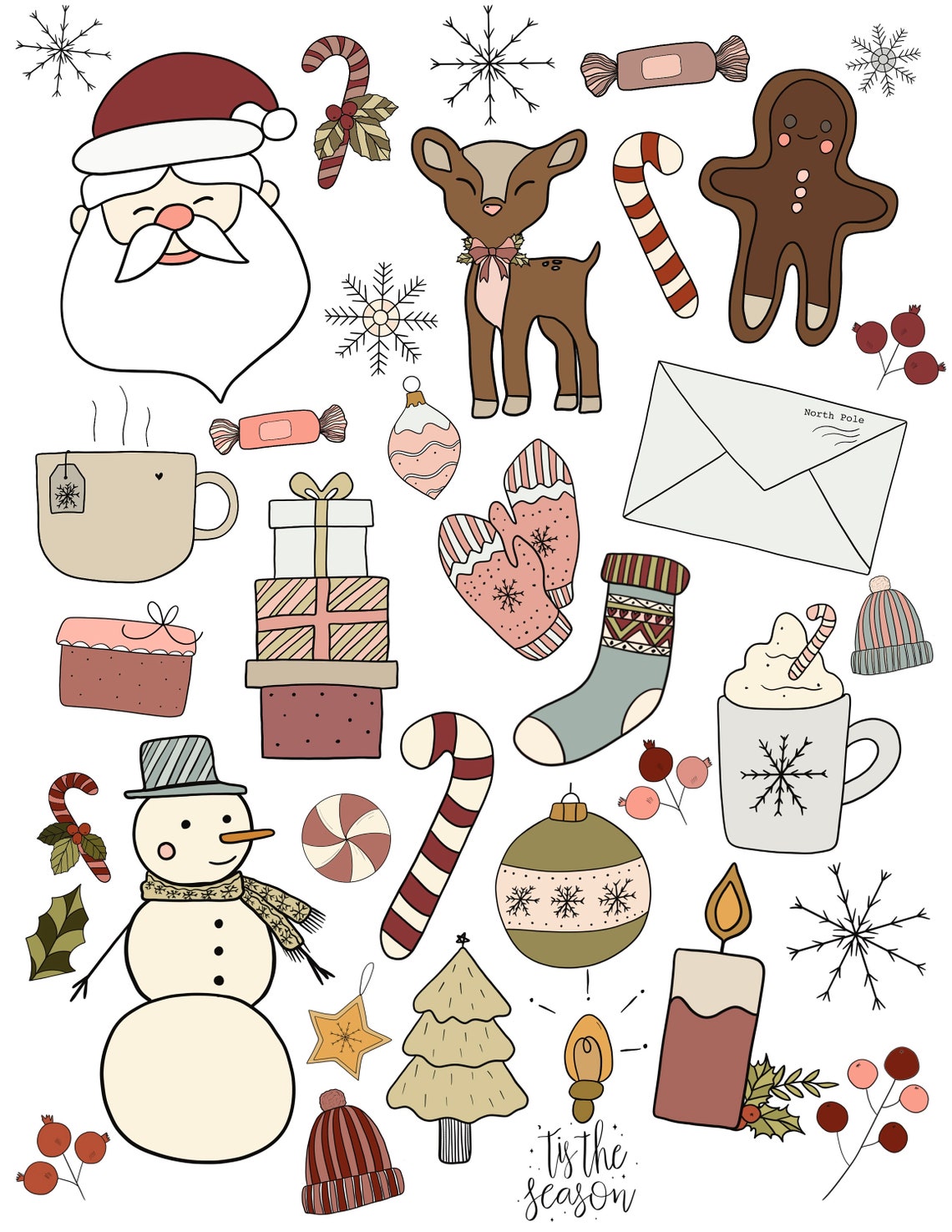 Kids Christmas Coloring Pages, Christmas Coloring Page, Kids Crafts ...