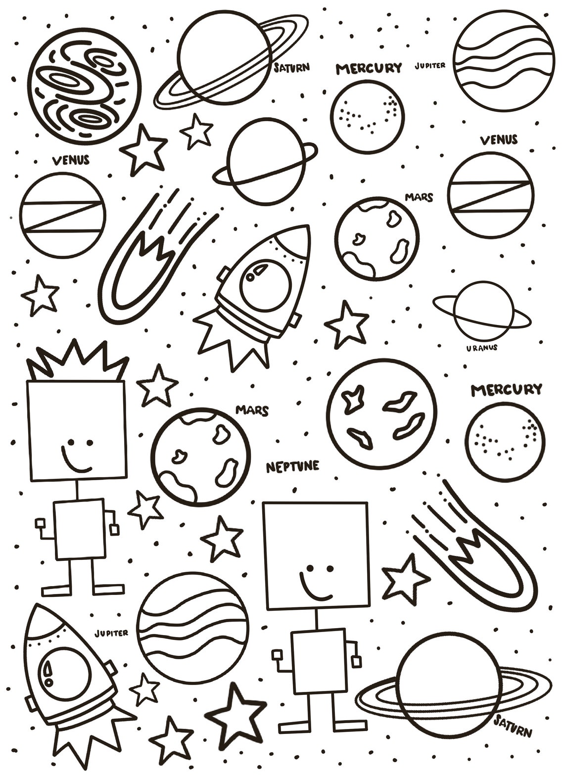Kids Coloring, Space, Space Birthday Ideas, Space Coloring Pages
