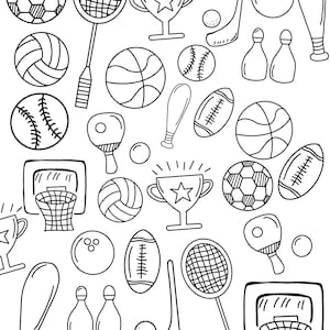 Kids Sports coloring page,coloring sheet for kids,outdoor sport pages,sports coloring pages,summertime coloring pages,cute coloring pages