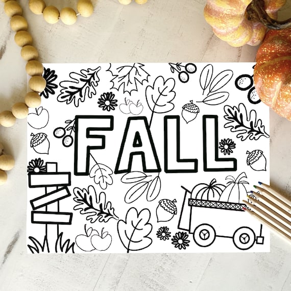 Fall harvest leaves coloring coloring pages coloringfall