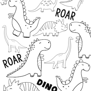 Dinosaur theme coloring page, coloring pages for kids,kids coloring pages,dino coloring sheets,cute Dino coloring pages,