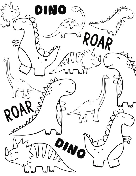 Amazon.co.jp: 子ども向け 恐竜の塗り絵 Coloring Book：男の子