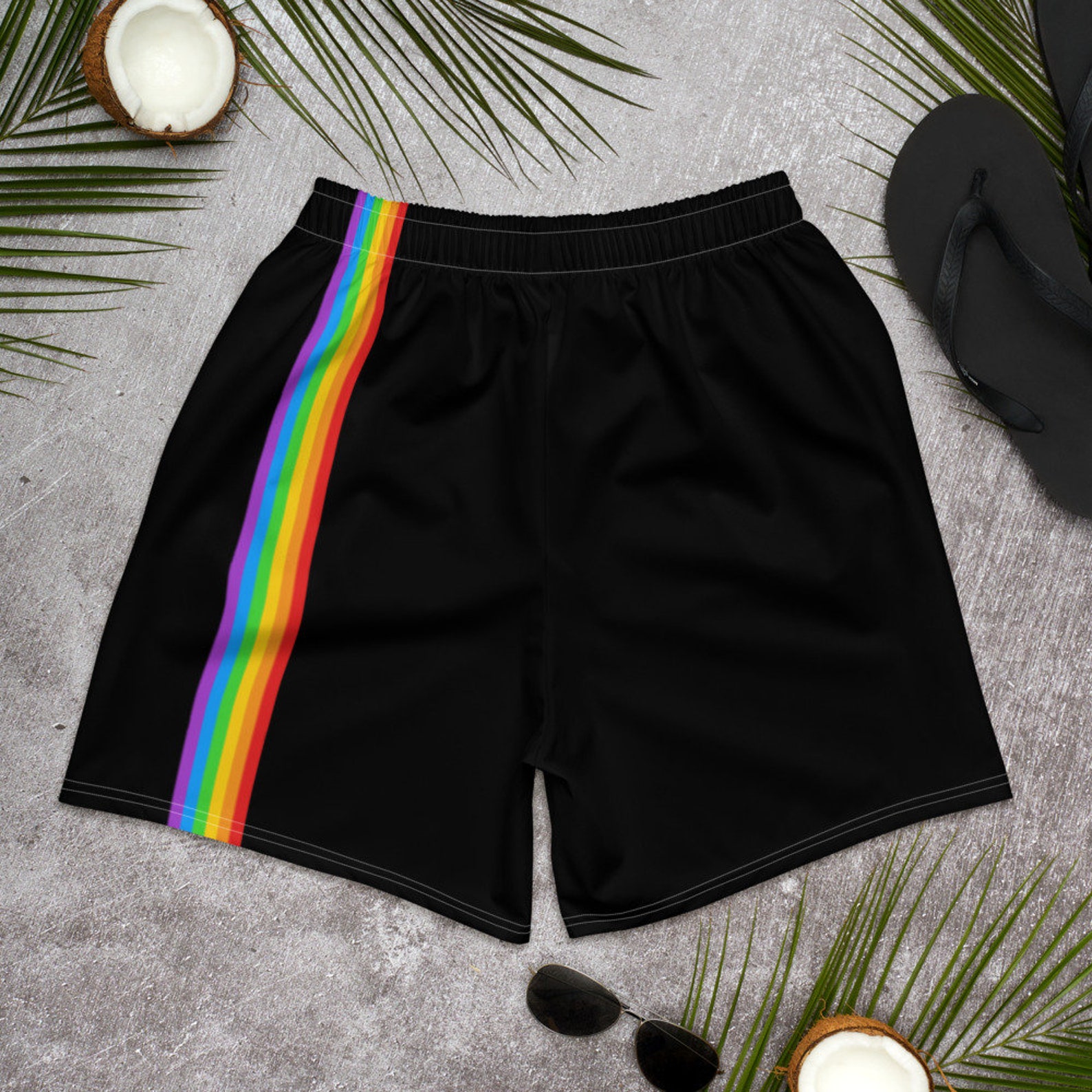 Pride Shorts / LGBT Rainbow Athletic Shorts | Etsy