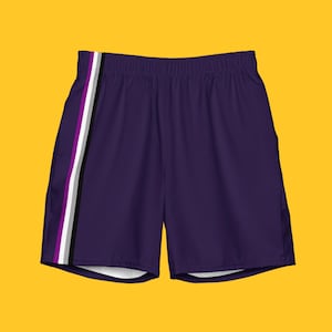 Asexual Pride Badehose / Ace Badehose / Ace Flagge Shorts