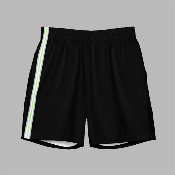 Traje de baño Agender Pride / Traje de baño con bandera Agender corto